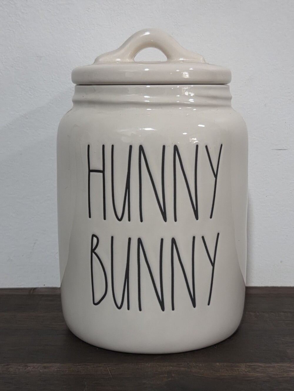 Rae Dunn Small Hunny Bunny Ceramic Canister
